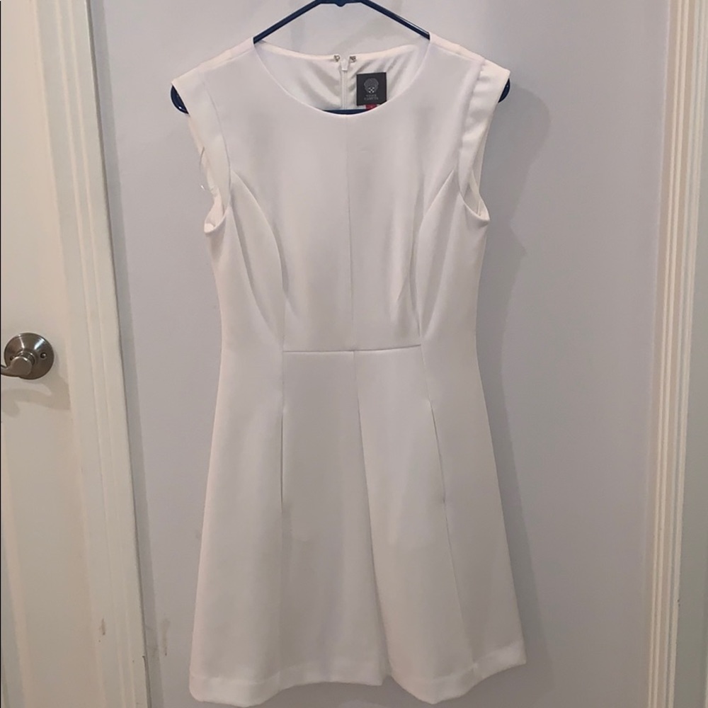 White Vince Camuto Sheath Dress